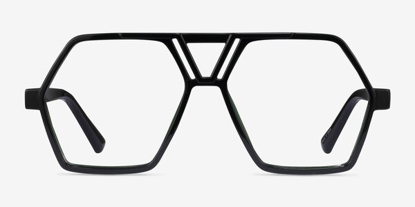 Chalton Vert Plastique Montures de lunettes de vue