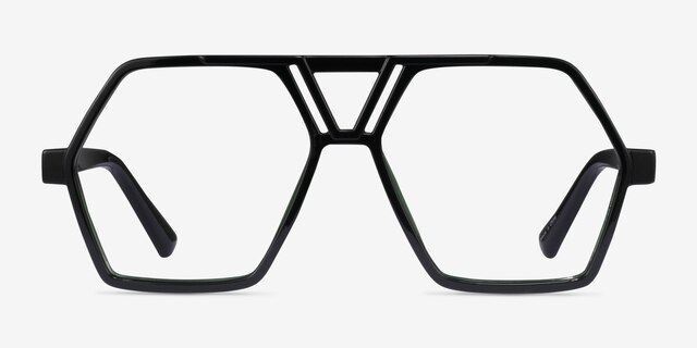 Chalton Green PlasticEyeglass Frames from EyeBuyDirect, Front View