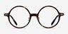 Greenwich Tortoise AcetateEyeglass Frames from EyeBuyDirect, Front View