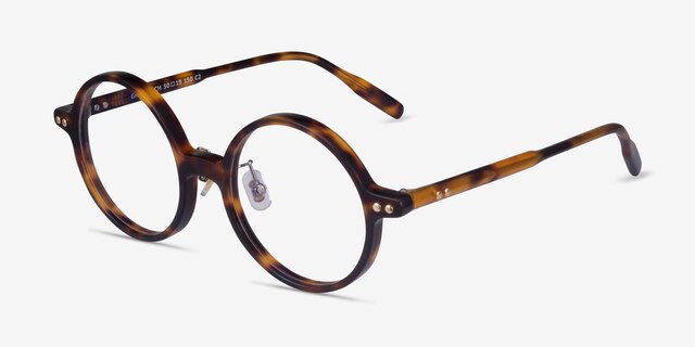 Greenwich Tortoise AcetateEyeglass Frames from EyeBuyDirect, Angle View