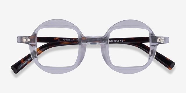 Serrano Clear Tortoise AcetateEyeglass Frames from EyeBuyDirect, Closed View