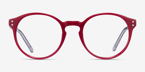 Enjoy Burgundy Acetate Eyeglass Frames