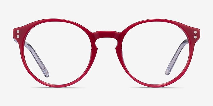 Enjoy Burgundy Acetate Eyeglass Frames from EyeBuyDirect