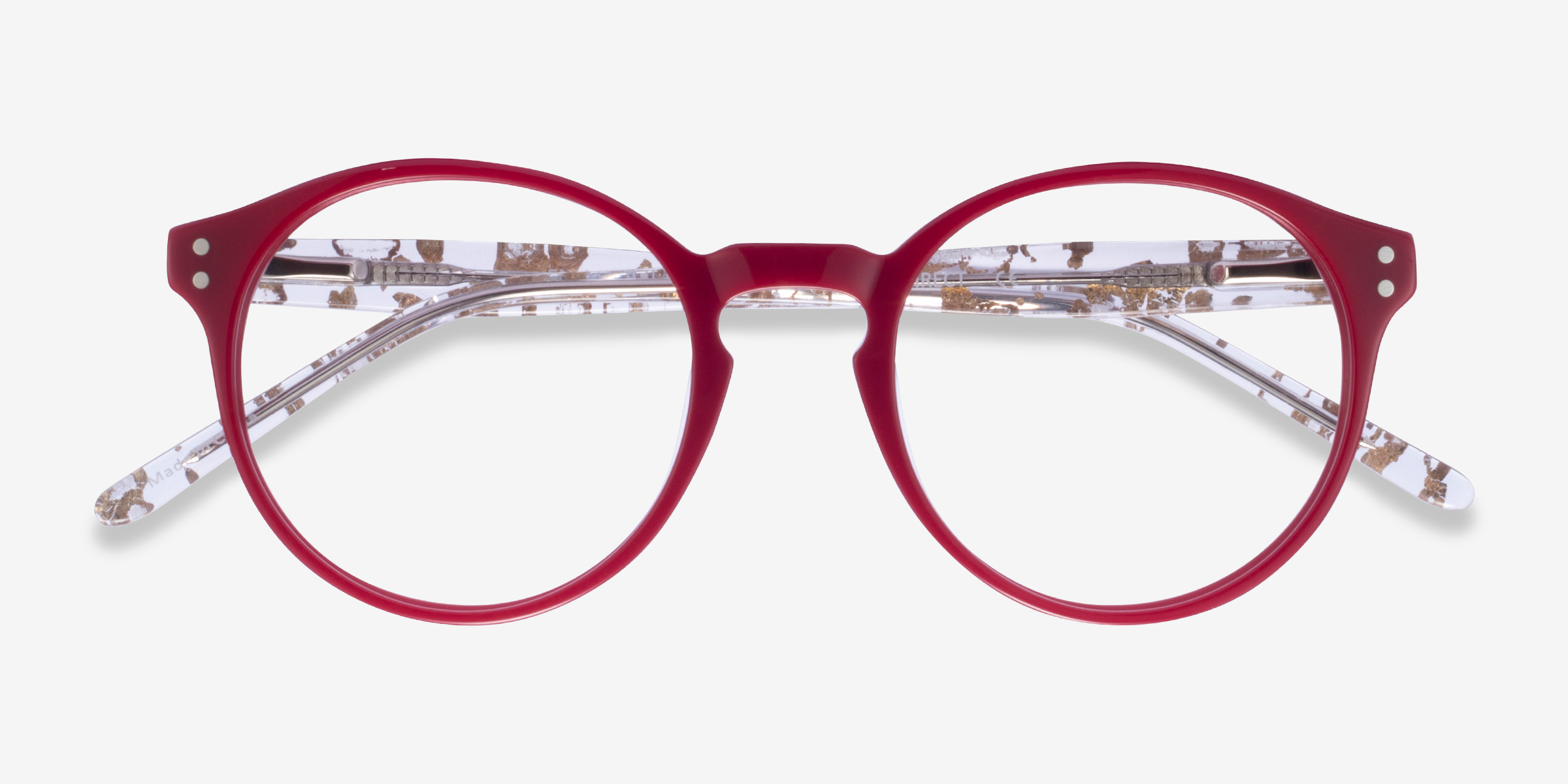 Enjoy Round Burgundy Glasses For Women Eyebuydirect