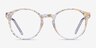 Enjoy Clear Gold AcetateEyeglass Frames from EyeBuyDirect, Front View