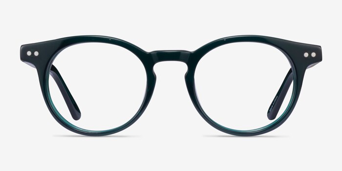 Luminary Teal Acetate Eyeglass Frames from EyeBuyDirect