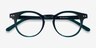 Luminary Teal AcetateEyeglass Frames from EyeBuyDirect, Closed View