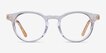 Luminary Clear Yellow AcetateEyeglass Frames from EyeBuyDirect, Front View