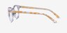 Luminary Clear Yellow AcetateEyeglass Frames from EyeBuyDirect, Side View