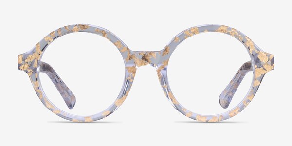 Disco Clear Gold Acétate Montures de lunettes de vue