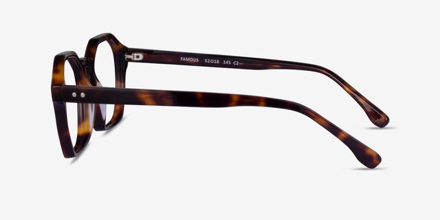 Famous Tortoise AcetateEyeglass Frames from EyeBuyDirect, Side View