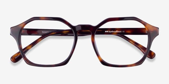 Famous Tortoise AcetateEyeglass Frames from EyeBuyDirect, Closed View