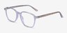 Stage Clear Gold AcetateEyeglass Frames from EyeBuyDirect, Angle View