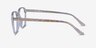 Stage Clear Gold AcetateEyeglass Frames from EyeBuyDirect, Side View