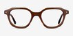 Knowledge Clear Brown Tortoise AcetateEyeglass Frames from EyeBuyDirect, Front View