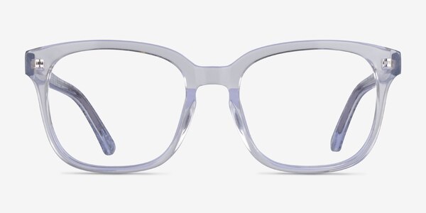 Zesty Clear Silver Acétate Montures de lunettes de vue