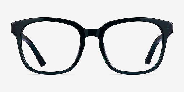 Zesty Dark Green Acetate Eyeglass Frames