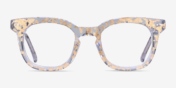 Acoustic Clear Gold Acétate Montures de lunettes de vue