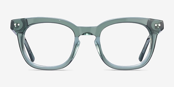 Acoustic Clear Green Acetate Eyeglass Frames