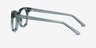 Acoustic Clear Green AcetateEyeglass Frames from EyeBuyDirect, Side View