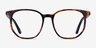 Observation Tortoise Dark Green AcetateEyeglass Frames from EyeBuyDirect, Front View