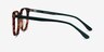 Observation Tortoise Dark Green AcetateEyeglass Frames from EyeBuyDirect, Side View