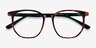 Observation Tortoise Dark Green AcetateEyeglass Frames from EyeBuyDirect, Closed View