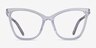 Mind Clear Gold AcetateEyeglass Frames from EyeBuyDirect, Front View