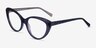 Discovery Gray AcetateEyeglass Frames from EyeBuyDirect, Angle View
