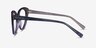 Discovery Gray AcetateEyeglass Frames from EyeBuyDirect, Side View