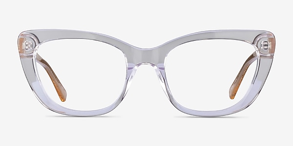 Jubilate Clear Yellow Acetate Eyeglass Frames