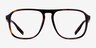 Downtown Tortoise AcetateEyeglass Frames from EyeBuyDirect, Front View