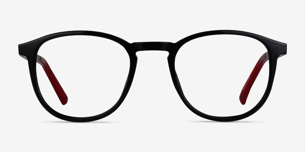 Neo Black Plastic Eyeglass Frames