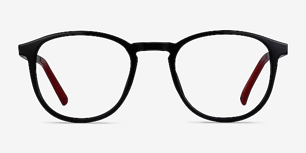 Neo Black Plastic Eyeglass Frames