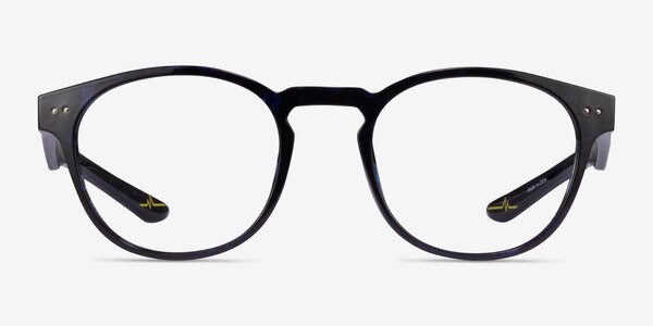 Trinity Blue Tortoise Plastique Montures de lunettes de vue