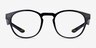 Trinity Blue Tortoise PlasticEyeglass Frames from EyeBuyDirect, Front View