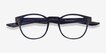 Trinity Blue Tortoise PlasticEyeglass Frames from EyeBuyDirect, Closed View