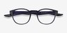 Trinity Blue Tortoise PlasticEyeglass Frames from EyeBuyDirect, Closed View