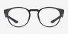 Trinity Matte Olive PlasticEyeglass Frames from EyeBuyDirect, Front View