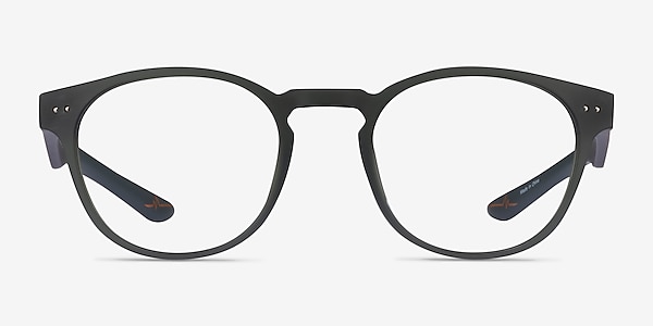 Trinity Matte Olive Plastic Eyeglass Frames