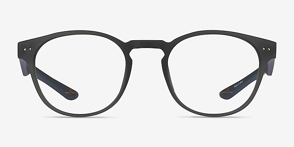 Trinity Matte Olive Plastic Eyeglass Frames