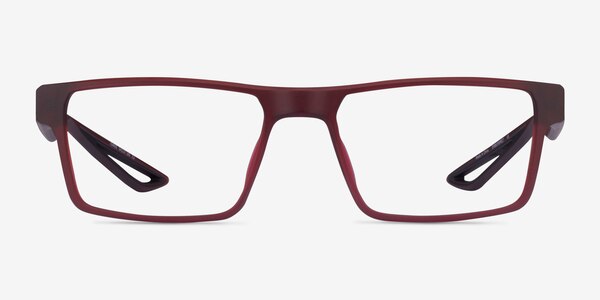 Icarus Matte Red Plastique Montures de lunettes de vue