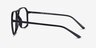 Encode Black PlasticEyeglass Frames from EyeBuyDirect, Side View