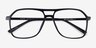 Encode Black PlasticEyeglass Frames from EyeBuyDirect, Closed View