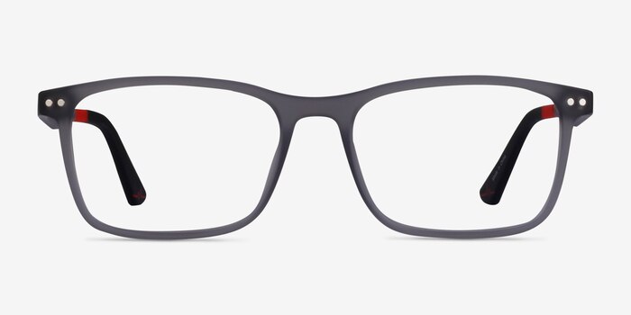 Platform Gray Plastic Eyeglass Frames from EyeBuyDirect