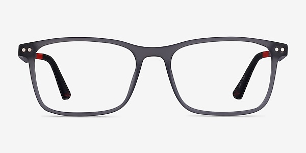 Platform Gray Plastic Eyeglass Frames