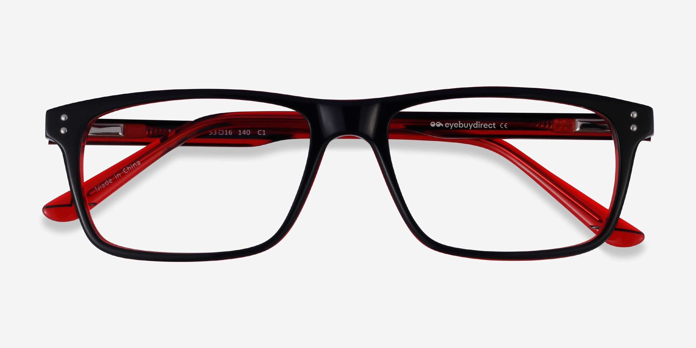 Black and red eyeglasses online