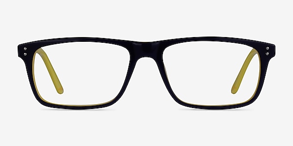 Maestro Navy Yellow Acetate Eyeglass Frames