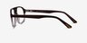 Volt Brown Striped AcetateEyeglass Frames from EyeBuyDirect, Side View