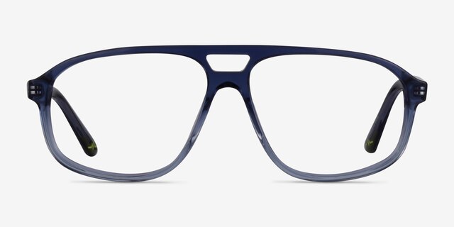 Volt Clear Blue AcetateEyeglass Frames from EyeBuyDirect, Front View